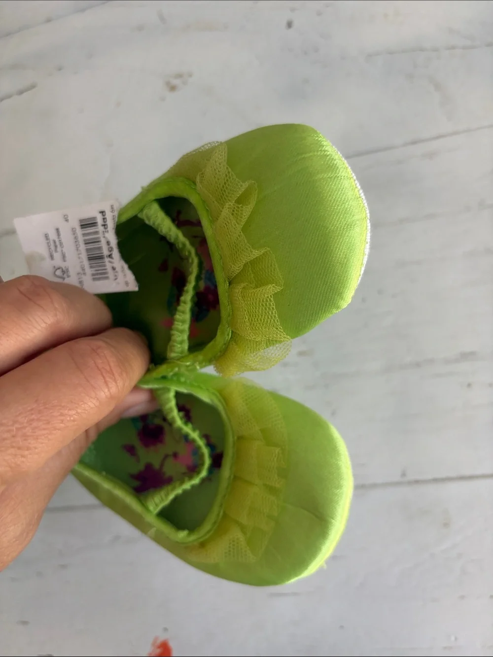 Disney baby shoes 0-6 months nwt princess and the frog 🐸 rare find offers welc